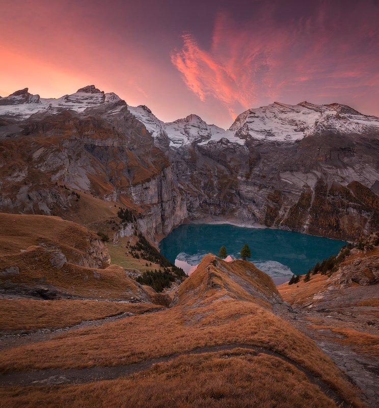 switzerland, oeschinensee, швейцария, альпы Switzerland. Oeschinenseephoto preview