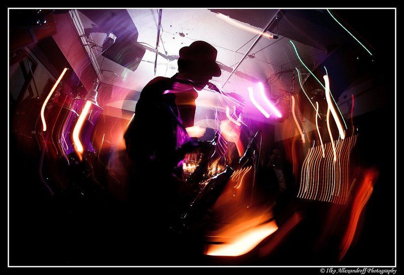 saxophone, silhouette, japanese, portrait Silhouette Playphoto preview