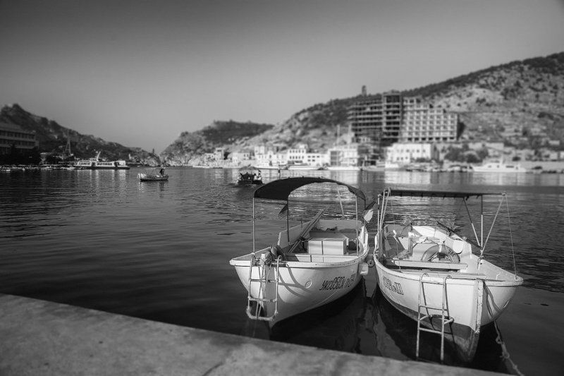 балаклава, крым, причал, лодки Тихое утро.photo preview