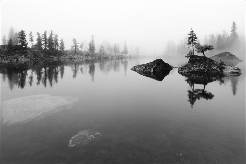 ергаки, оз., художников ЗА ТУМАНОМphoto preview