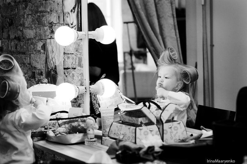 дети, чб, жанр Beauty is never too much ...photo preview