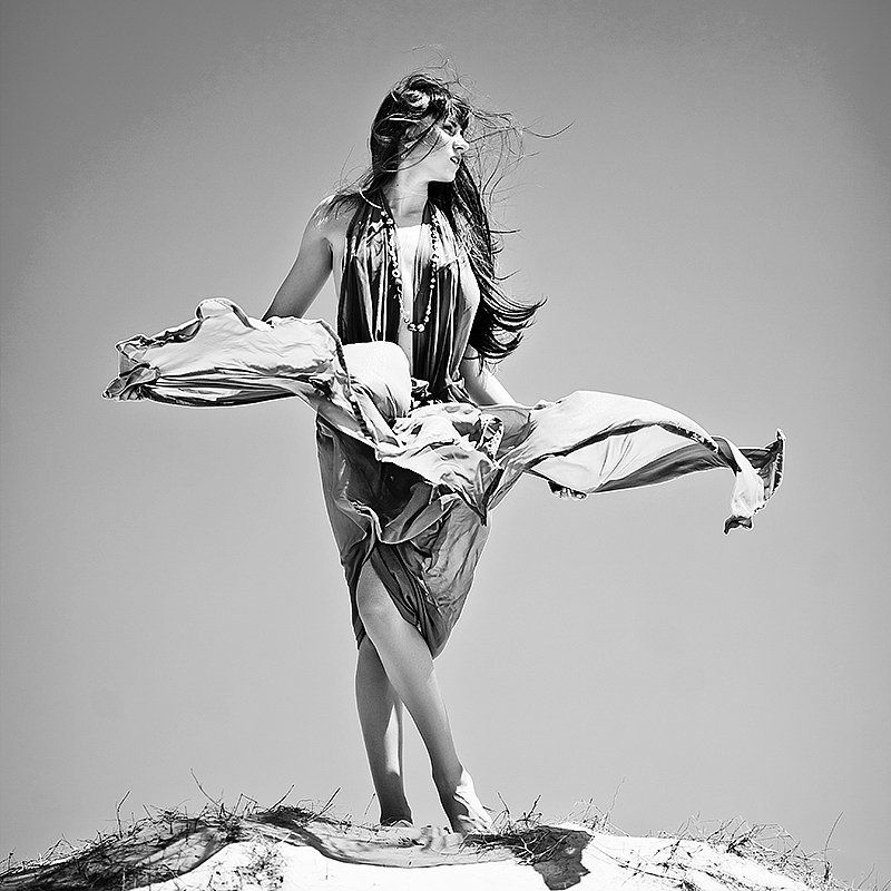 bw, пустыня Desertphoto preview