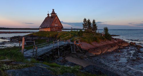 Церковь из фильма Остров, Рабочеостровск, Белое море