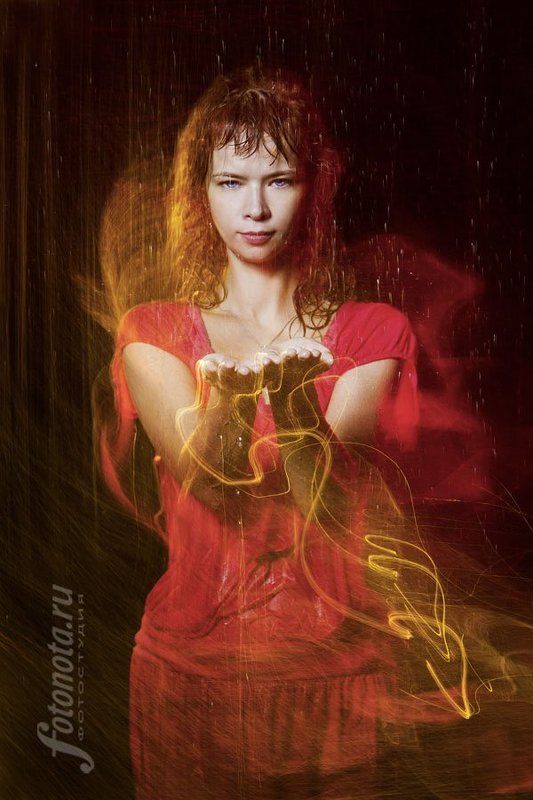 огонь, вода, выдержка, аква-съемка, студия, эксперименты Огонь и водаphoto preview