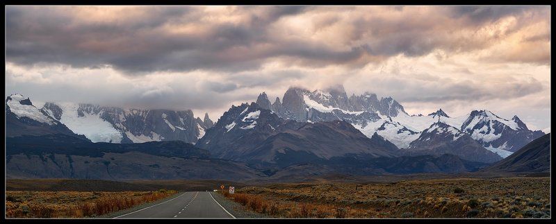 аргентина, фиц рой, утро, горы Дорога  к Фиц Рою( закат)photo preview