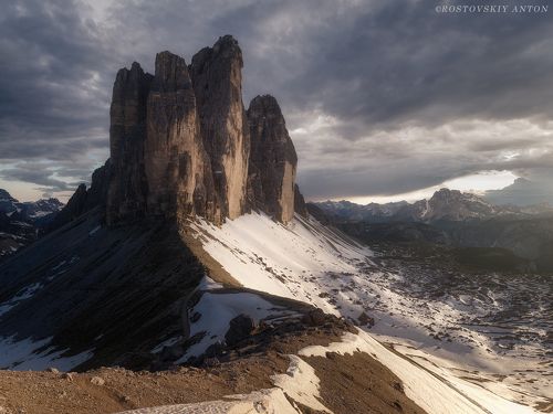Last rays in Tre Cime di Lavaredo | фототур в Доломиты