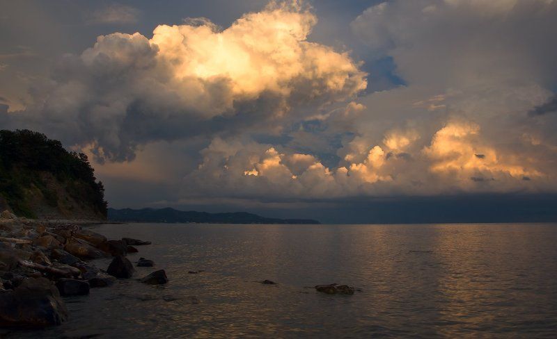 море, закат Настроение...photo preview