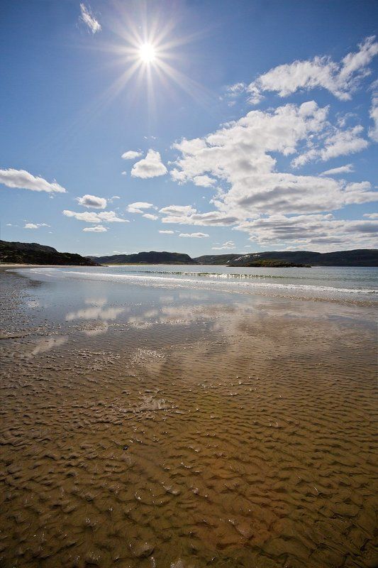 кольский, полуостров, баренцево, море, териберка, отлив Во время отливаphoto preview