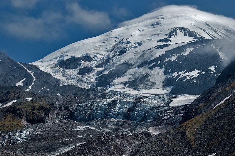камчатка, вулкан, ичинский, ледник, западный Ледник Западныйphoto preview