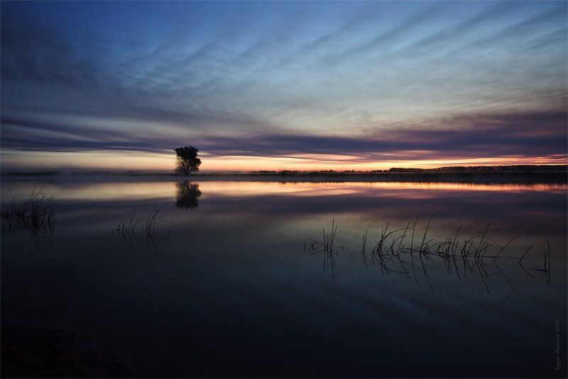 рассвет, утро, вода, пейзаж, природа В ожидании рассветаphoto preview