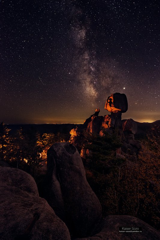 россия, приморье, приморский край, лазовский район, синегорье, белый город Следуя за Млечным путёмphoto preview