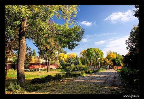 осень в Липецке