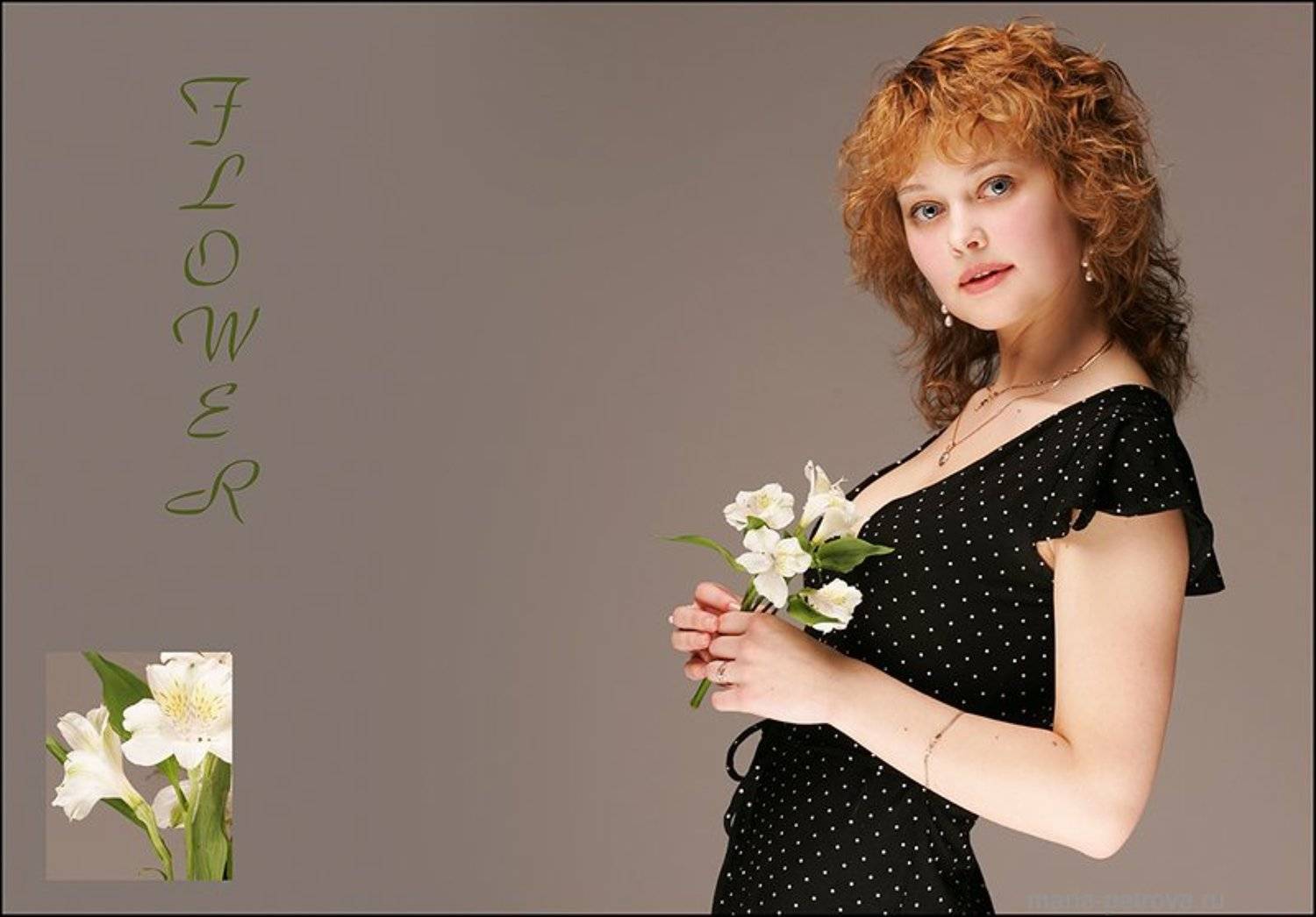 "Цветочек" Юля. Автор: Петрова Мария портрет, Петрова Мария