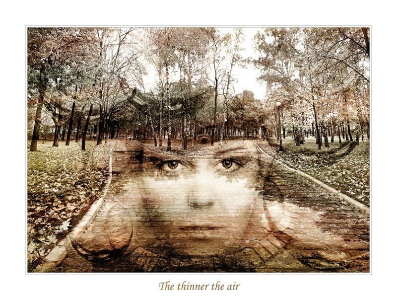 the thinner the air. The thinner the air.photo preview