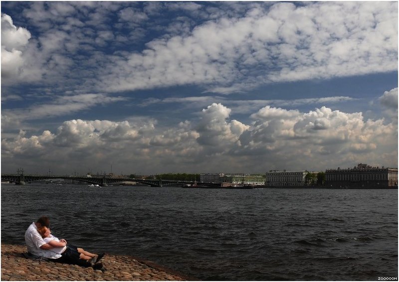 петербург весна На бережке...photo preview