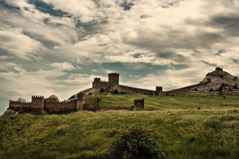 пейзаж Генуэзская крепость, Судакphoto preview