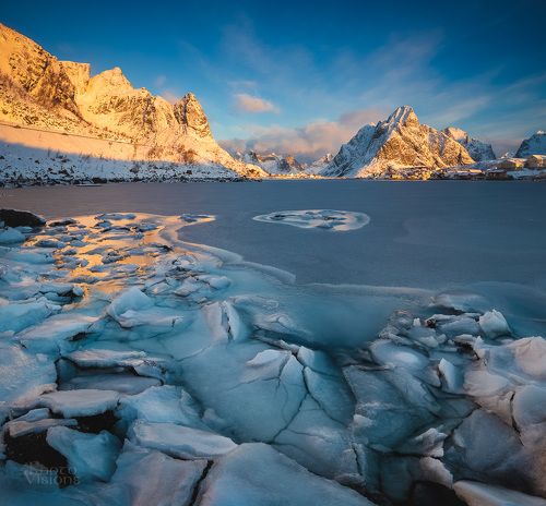 Icy shore