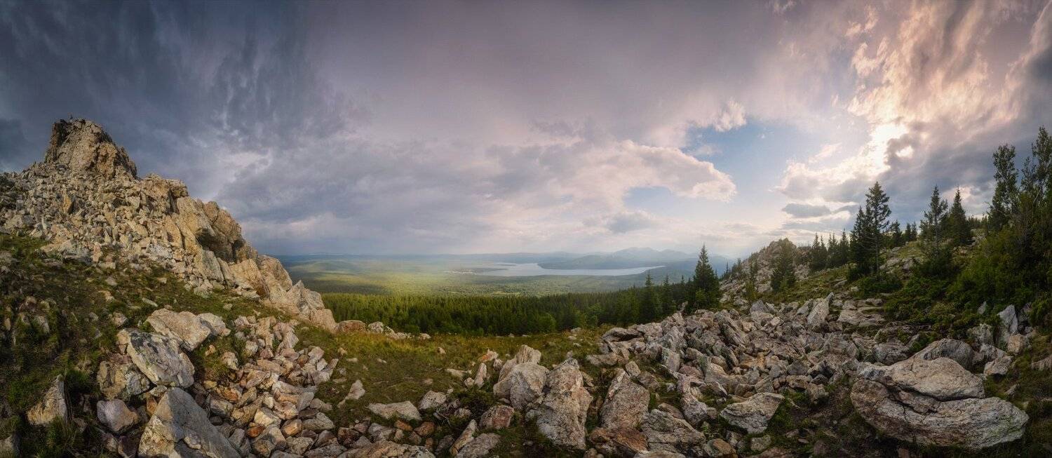 Хребет Зюраткуль. Автор: Сергей Кочергин зюраткуль, южный урал, сатка, Сергей Кочергин