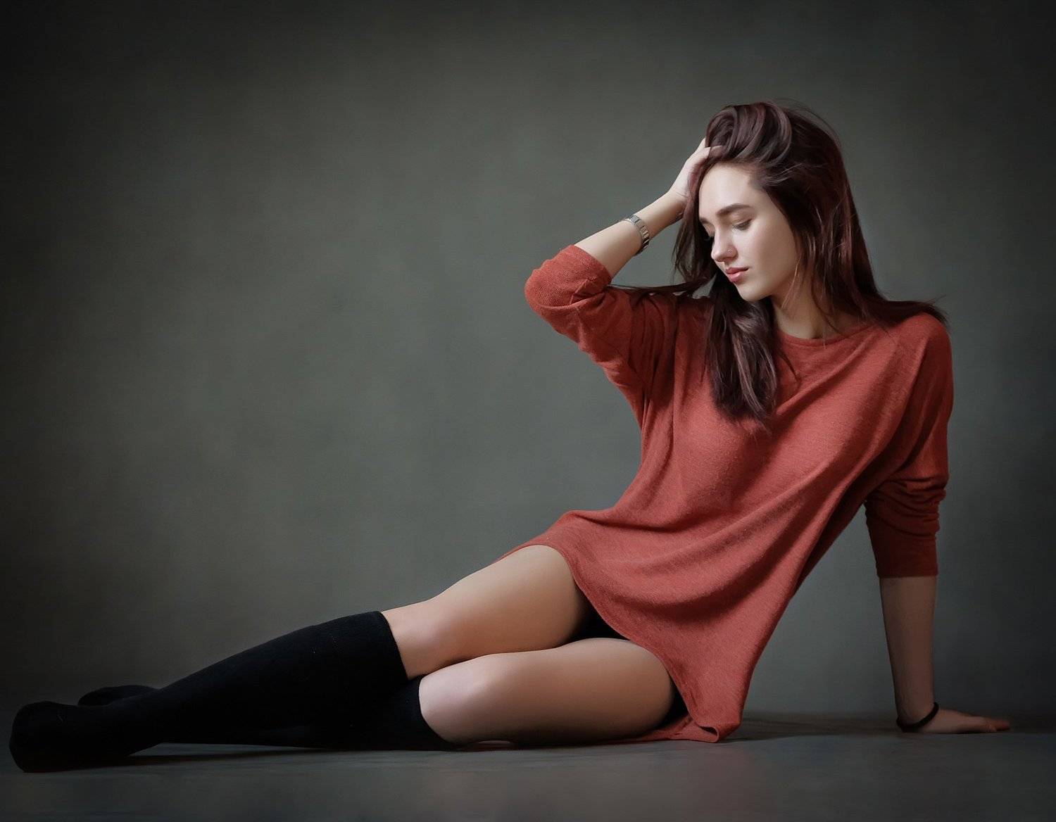 девушка, портрет, Илья Филимошин