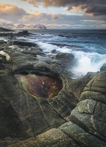 By the shore...