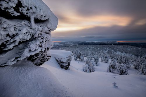 Morning under Rock