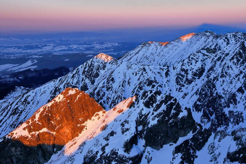 Zachód słońca na Świnicy.photo preview