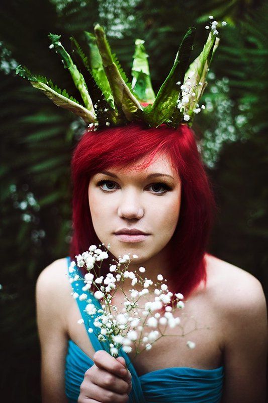 девушка, лес, королева, сказка, корона Королева лесаphoto preview