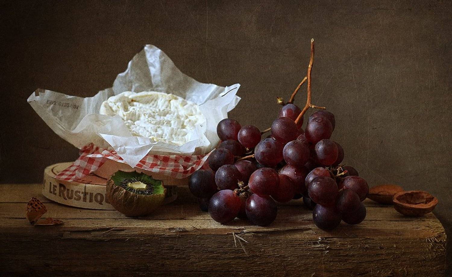 Камамберно-виноградное... Автор: Рита Гончаренко натюрморт, Рита Гончаренко