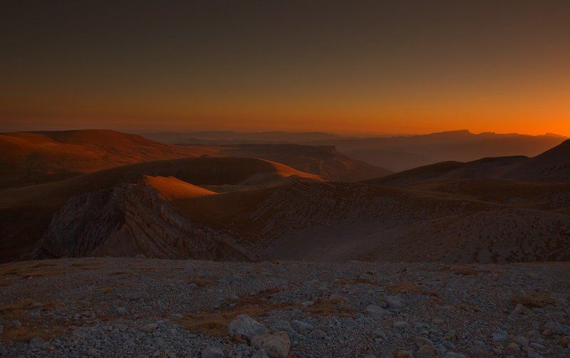 горы , рассвет, оштен, лаго-наки А вот и рассвет!photo preview