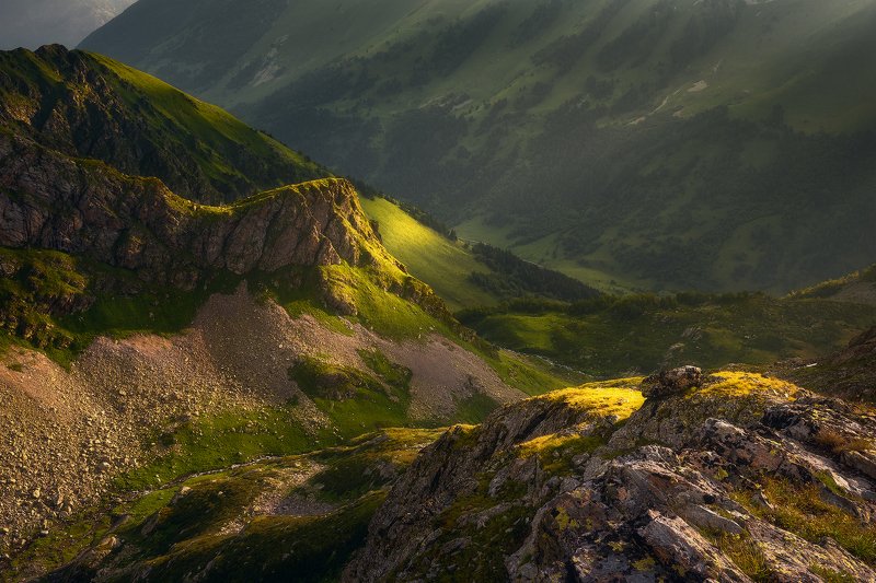 лето, горы, пейзаж, кавказ, архыз Долина реки Софияphoto preview