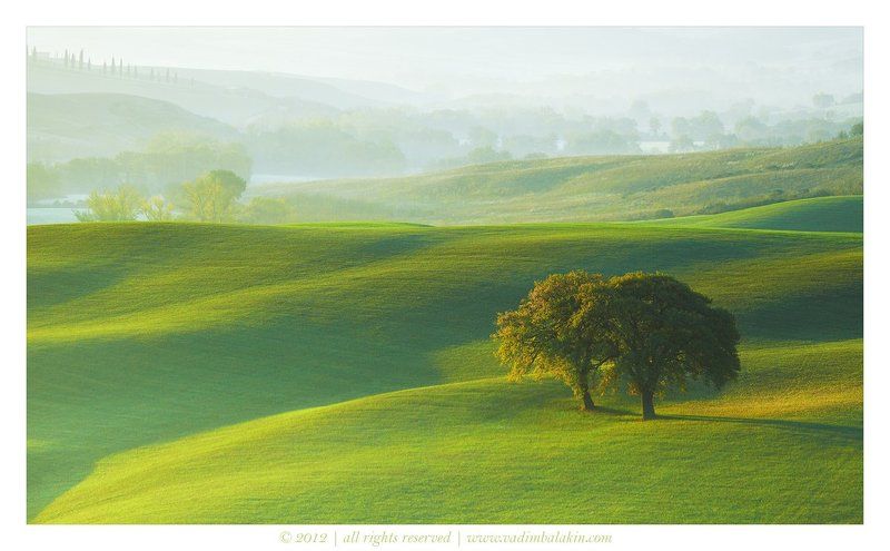 тоскана, италия Двое...photo preview