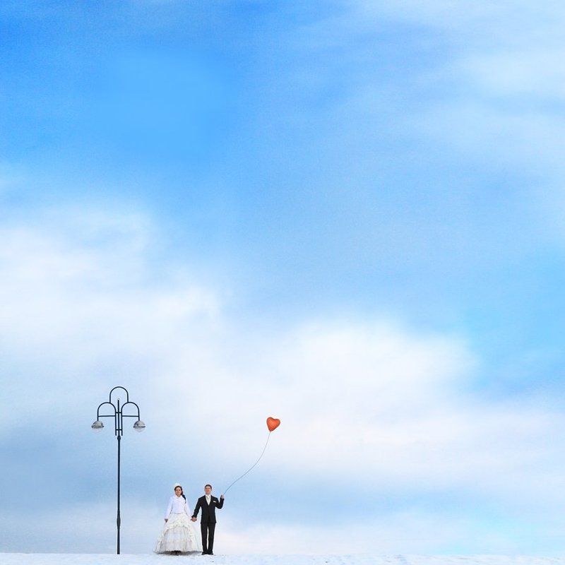 свадебное, пара, небо ***photo preview