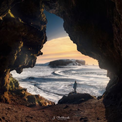 Cave in Iceland