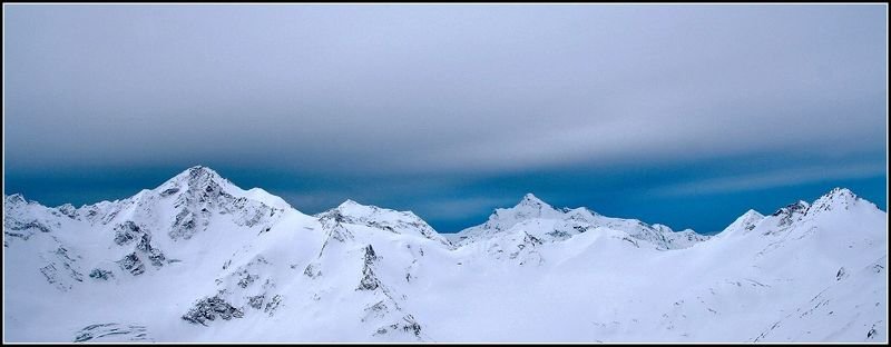 горы, снег , кавказ, приэльбрусье Границыphoto preview