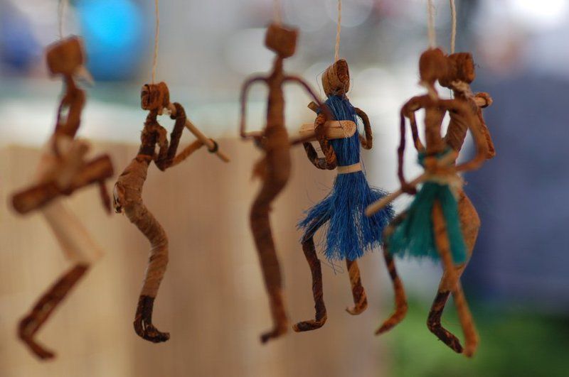 африка, саванна, фигурки, танец Дух саванныphoto preview