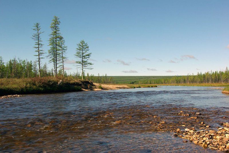 перекат,река,тайга Перекатphoto preview