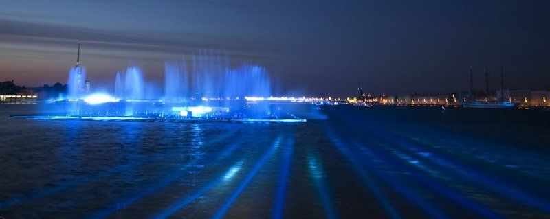 алые паруса,нева,свет,прожекторы,санкт-петербург,петропавловка Синяя ночьphoto preview