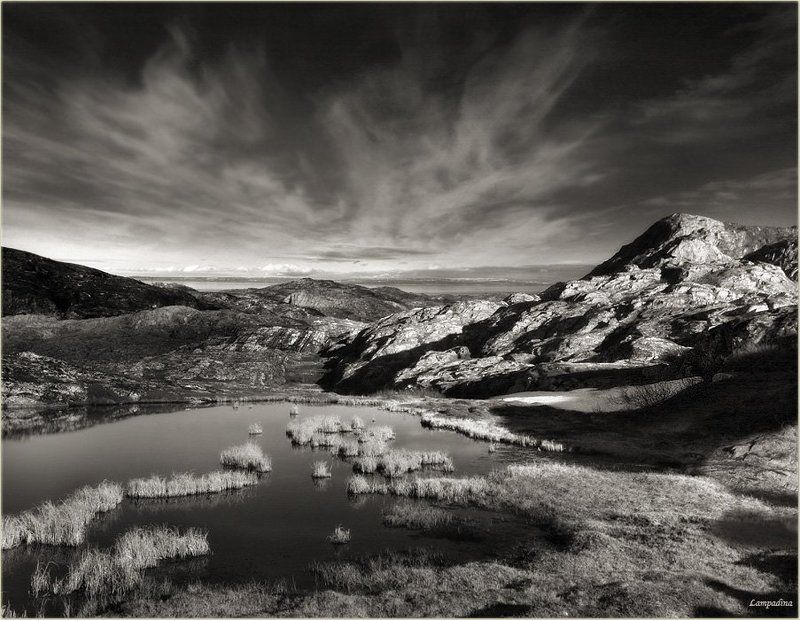 кольский полуостров, баренцево море, малая немецкая бухта, рыбачий, озеро, июнь Растаял в далёком тумане Рыбачий - родимая наша земля...photo preview