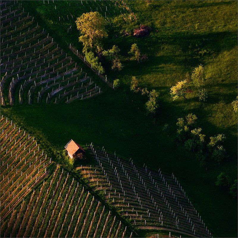 Сарай на вершине холмаphoto preview