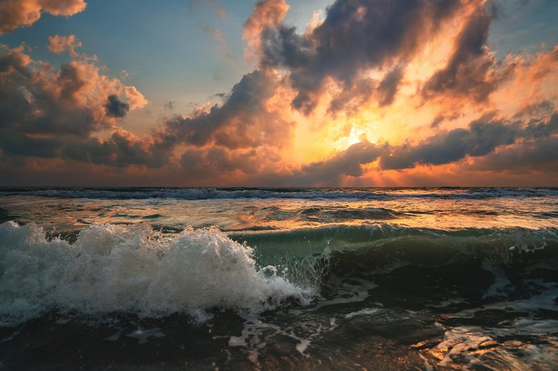 ocean, sunset, scenery, colors, nature Absolutelyphoto preview