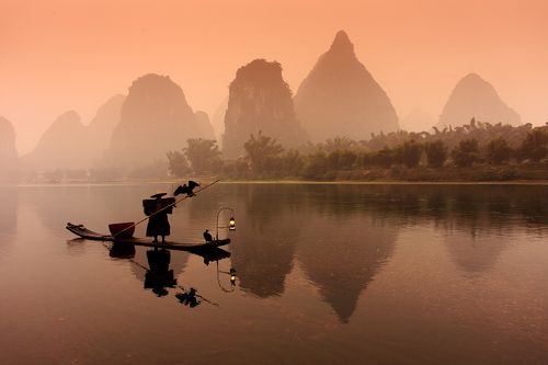 Cormorant fisherman on Li river
