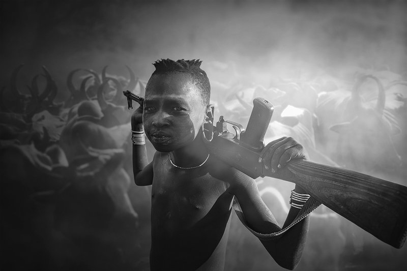 Boy from Mursi tribephoto preview