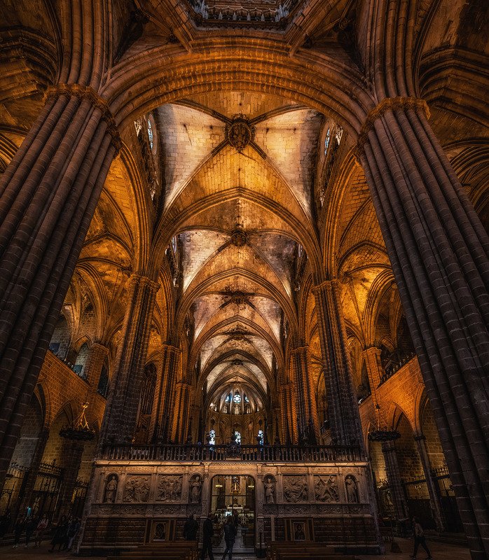 барселона, barcelona La Catedral de la Santa Cruz y Santa Eulaliaphoto preview