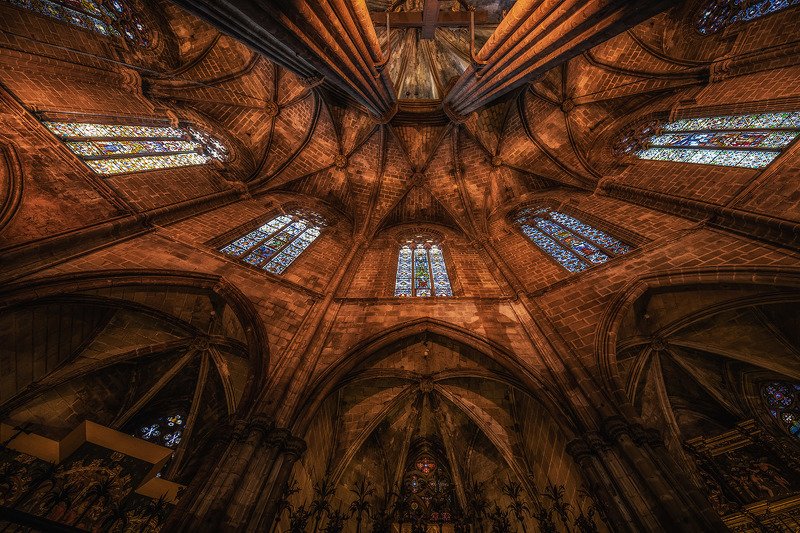 барселона, barcelona La Catedral de la Santa Cruz y Santa Eulaliaphoto preview