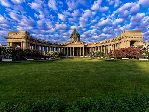 Небо над Казанским собором 