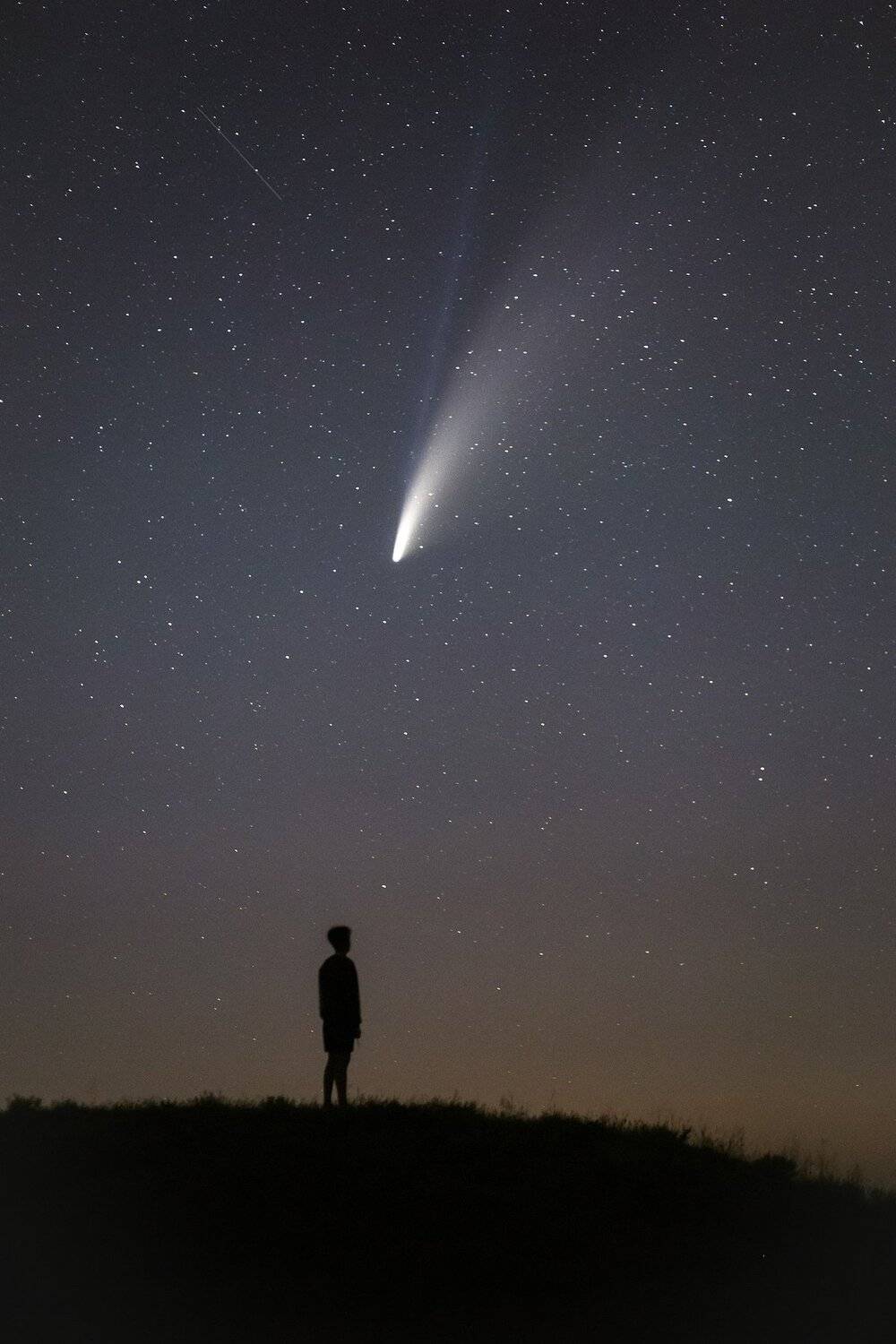 крым, ночь, звезды, комета, комета neowise, neowise, ночной пейзаж, астрофото, тарханкут, межводное, Екатерина Дмитренко