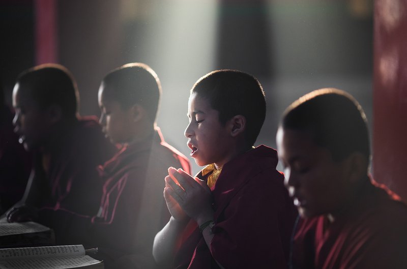 Пуджа. Буддийский монастырь на севере Индииphoto preview