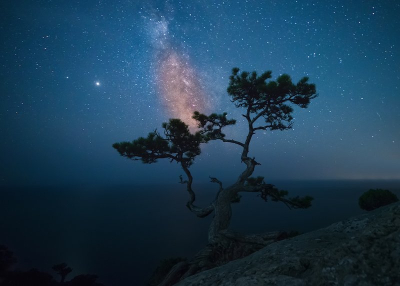 Night space.photo preview