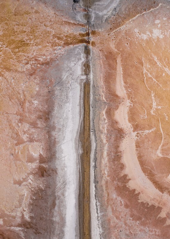 озеро,розовое,крым,аэросъёмка Абстракции озера Конрадphoto preview