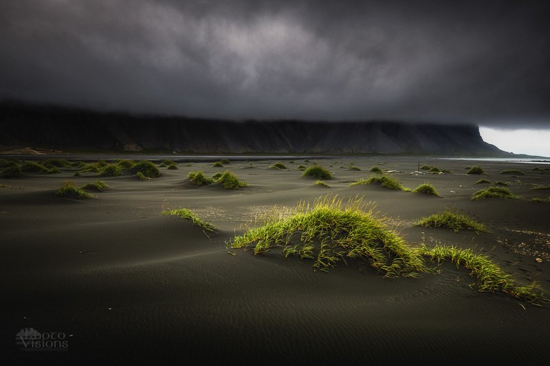 iceland,beach,black beach,summer,icelandic,north,nordic, Black beach in Stokksnes, ISphoto preview